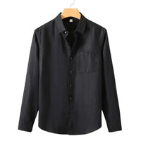 Thumbnail for Men's Long Sleeve Cotton Shirt
