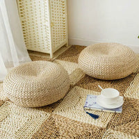 Thumbnail for Round Straw Tatami Meditation Cushion