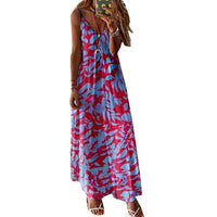 Thumbnail for Women Boho Vintage Maxi Dress