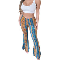 Thumbnail for Frauen Boho Flare Pants