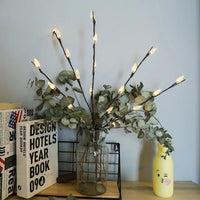 Thumbnail for LED Willow Branch Lamp: Elegant Home Decor Accent