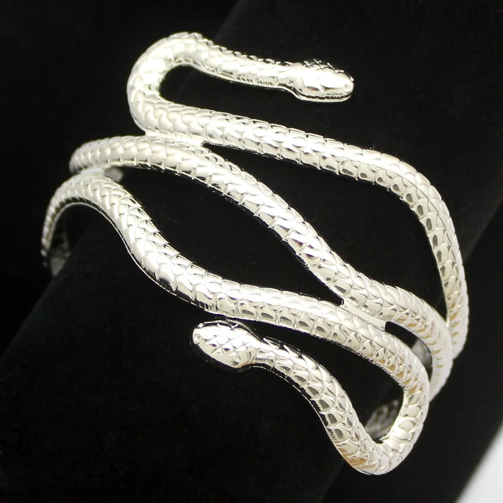 Cleopatra Swirl Snake Arm Cuff Armlet