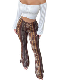 Thumbnail for Frauen Boho Flare Pants