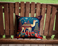 Thumbnail for Camel Christmas Throw Pillow