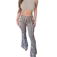 Thumbnail for Frauen Boho Flare Pants