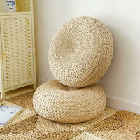 Thumbnail for Round Straw Tatami Meditation Cushion