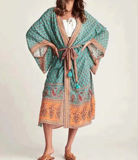 Thumbnail for Elegant Lailee Kimono Robe