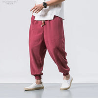 Thumbnail for Men Kimono Haori Trousers