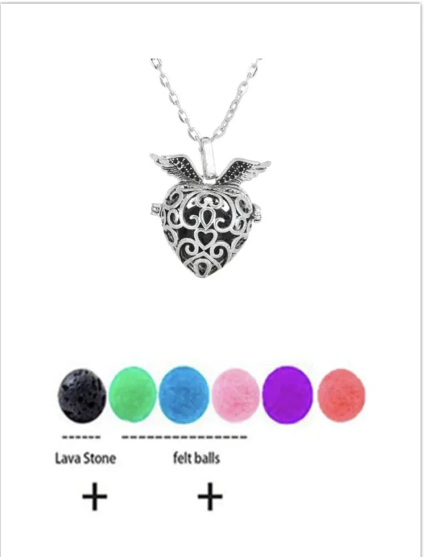 Volcanic Stone Pendant Necklace