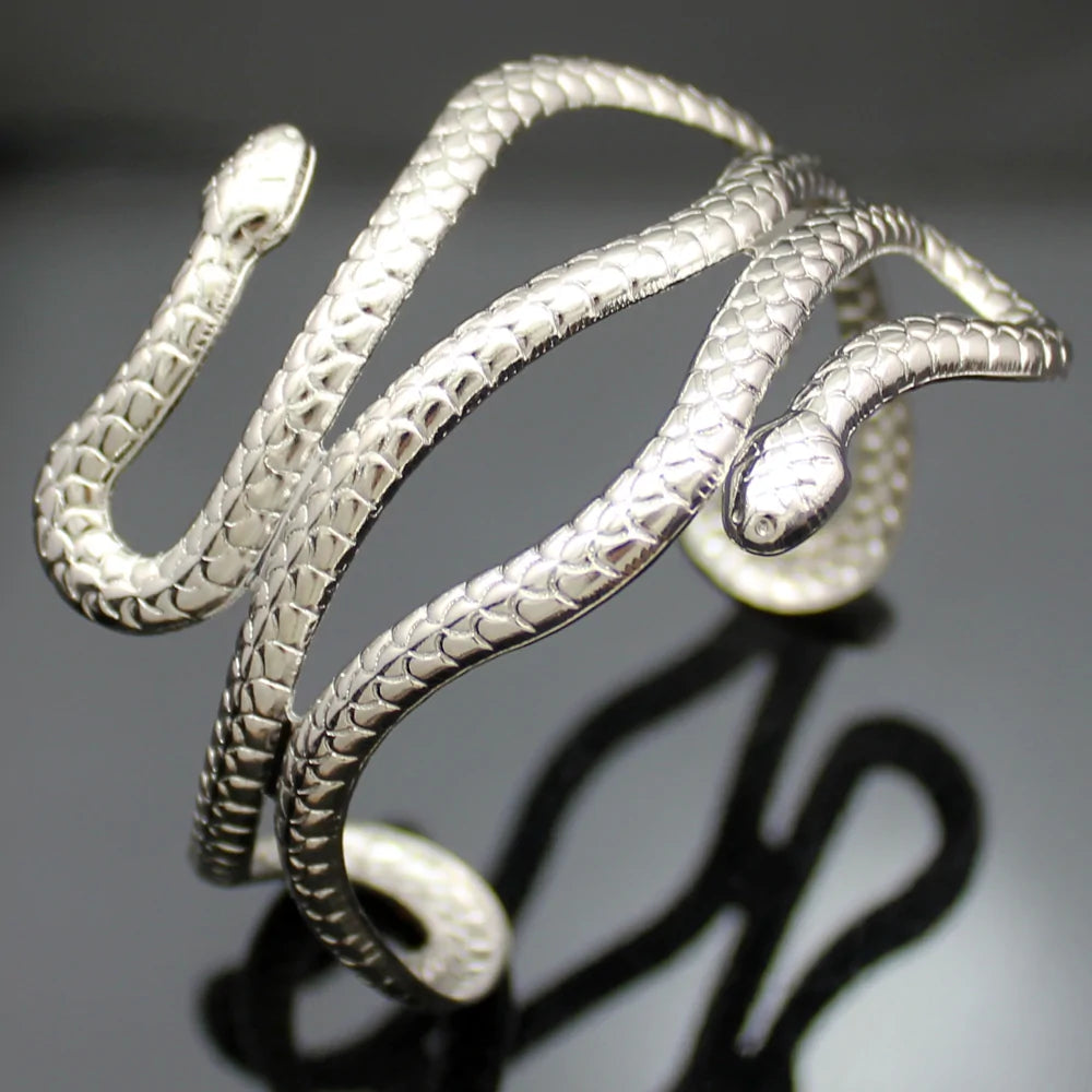 Cleopatra Swirl Snake Arm Cuff Armlet