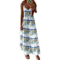 Thumbnail for Women Boho Vintage Maxi Dress