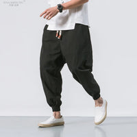 Thumbnail for Men Kimono Haori Trousers