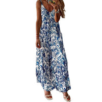 Thumbnail for Women Boho Vintage Maxi Dress