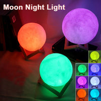 Thumbnail for LED Battery Moon Lamp